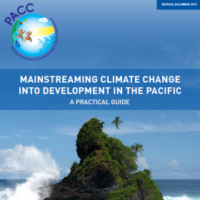 Mainstreaming Climate Change Adaptation in the Pacific: a practical guide